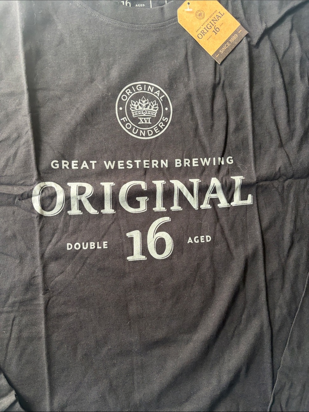 Original 16 Long Sleeve Men's Shirt - Black - Picture 3 of 4
